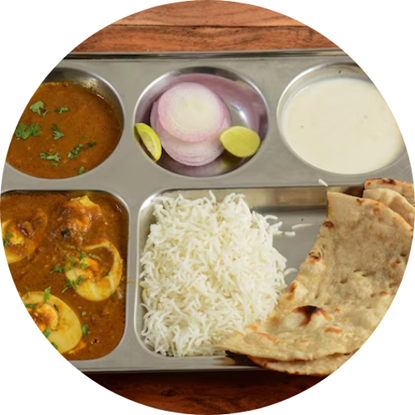 Picture of Standard Egg Thali