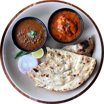 Picture of Nisha's Special Meal with Roti (Ghee) - Extrass (Dal & Chicken Briyani)