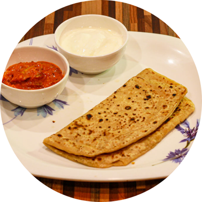 Picture of Mini Paratha Thali