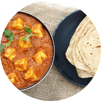 Picture of Paneer Butter Masala and Paratha