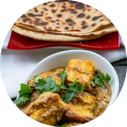 Picture of Chicken Butter Masala and Paratha