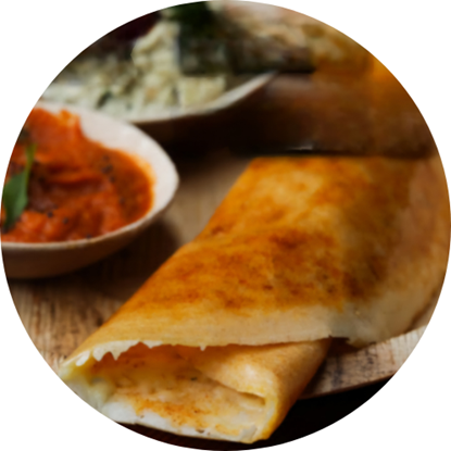 Picture of Peri Peri Cheese Masala Dosa