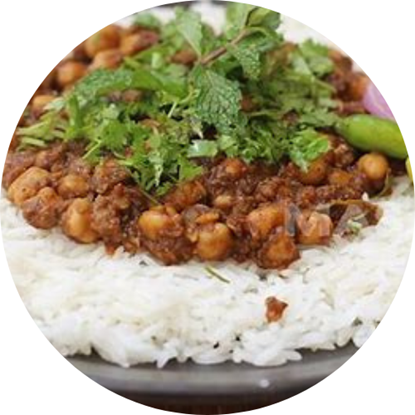 Picture of Punjabi Chole Rice Bowl