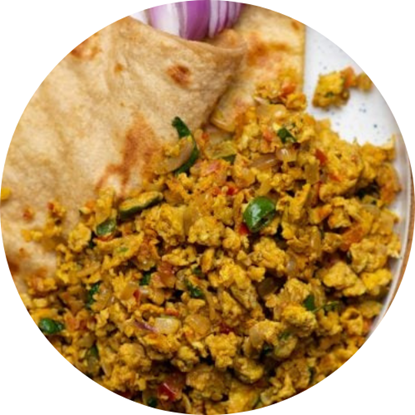 Picture of Egg Bhurji with Chapati