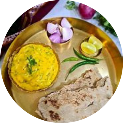 Picture of Pitla Bhakri Meal