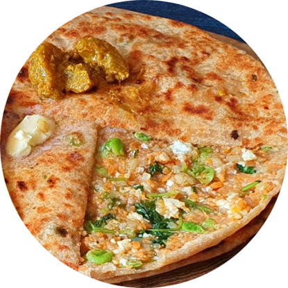 Picture of Mix. Veg Paratha