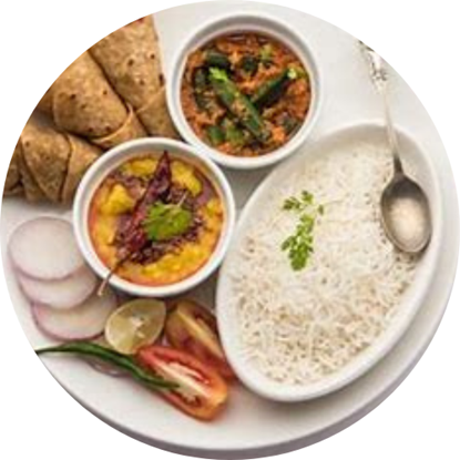 Picture of Dal Tadka Thali