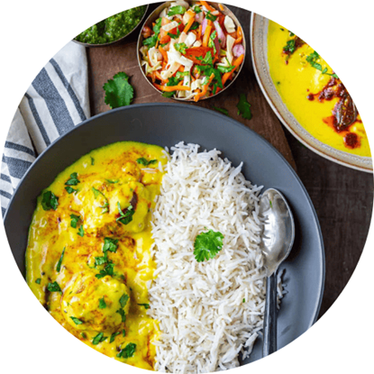 Picture of Kadhi Chawal Bowl