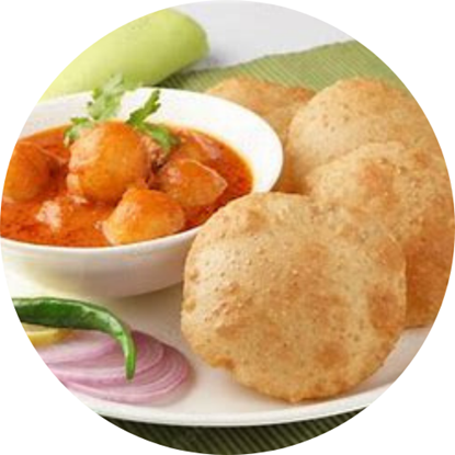 Picture of Puri Bhaji