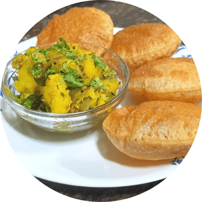 Picture of Puri Bhaji