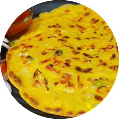 Picture of Besan Pyaz Paratha