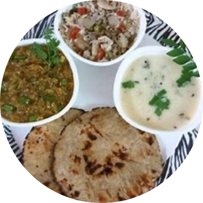 Picture of Baingan Ka Bharta Thali