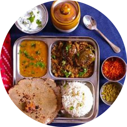 Picture of Bharli Vangi Thali