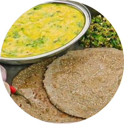 Picture of Pitla Bhakri Meal