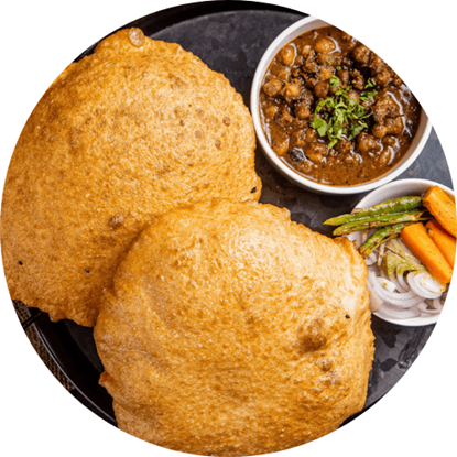 Picture of Chole bhatura