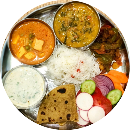 Picture of Paneer Mutter Masala Thali