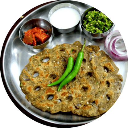 Picture of Thecha Bhakri Meal