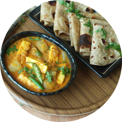 Picture of Paneer Do Pyaza Meal